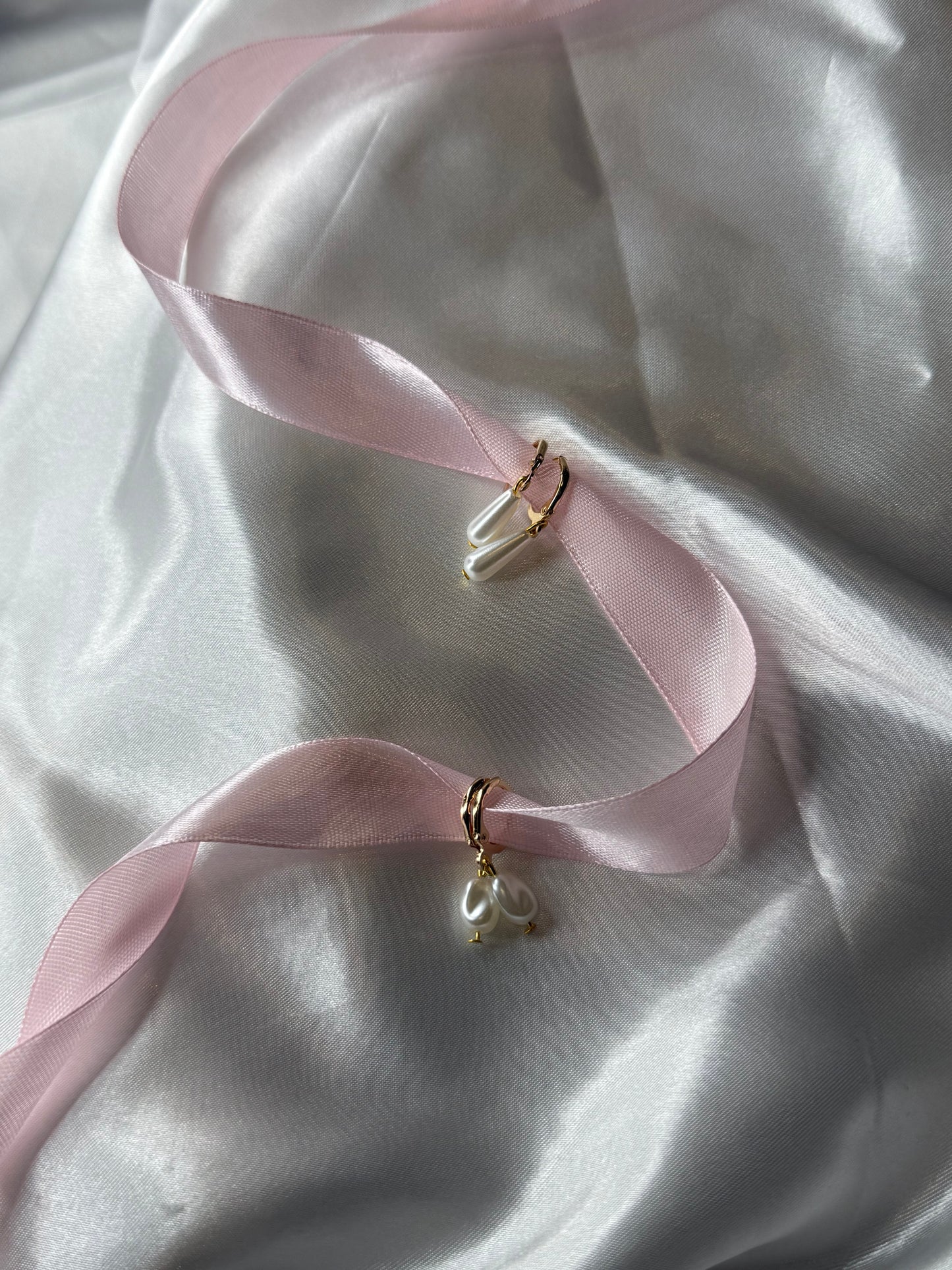 Iridescent Pebble Earrings